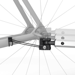 Thule axle mount ezHitch™ plate with quick release skewer